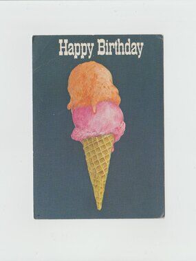 Greeting Happy Birthday Postcard